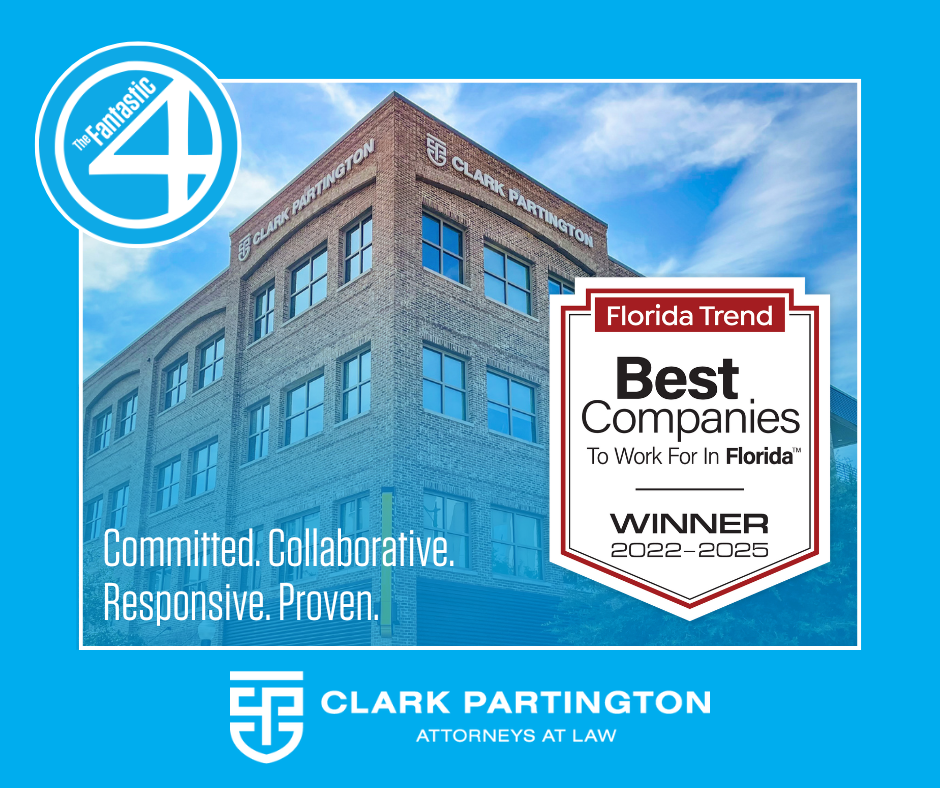 Read more about the article Clark Partington Celebrates Four Years on Florida Trend’s Best Companies List